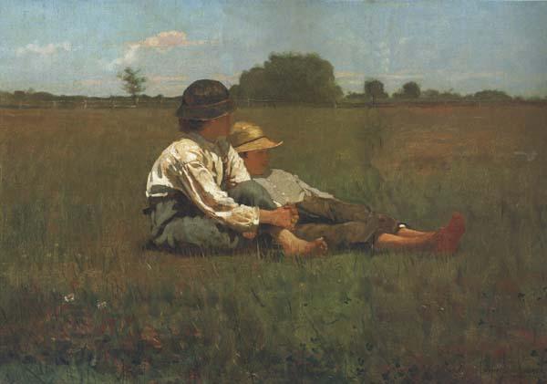 Winslow Homer Boys in a Pasture (mk44) China oil painting art